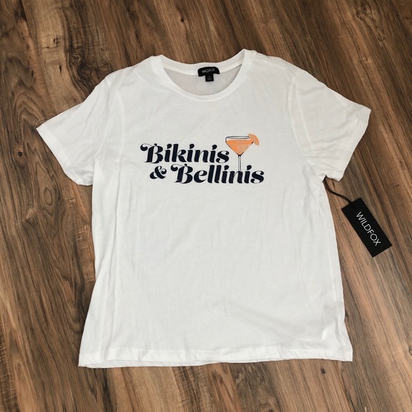 Wildfox Bikinis & Bellinis graphic tee Large - Picture 4 of 12
